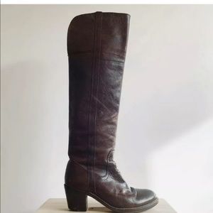 Frye over the knee boots 7